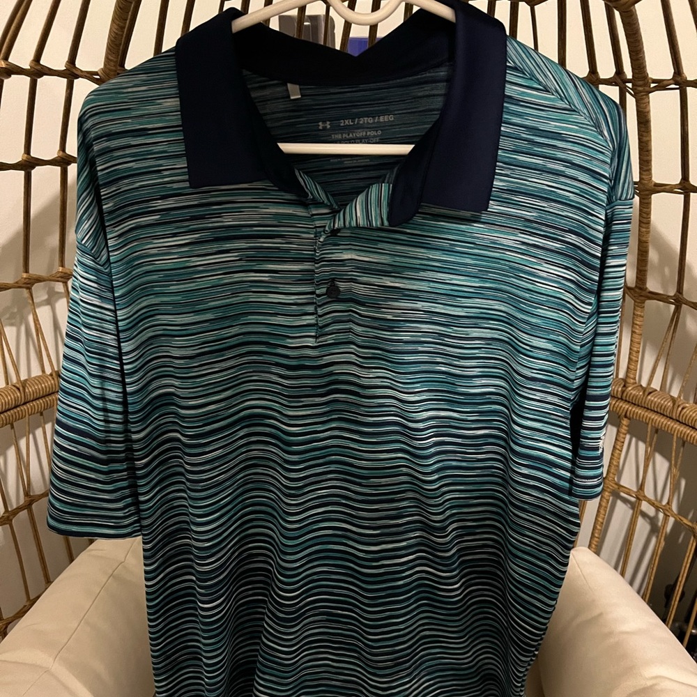 Men’s Under Multi-Color Polo Size XXL